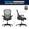Flash Furniture Office Chair, Mesh, Dark Gray HL-0016-1-BK-DKGY-GG - alternate 3